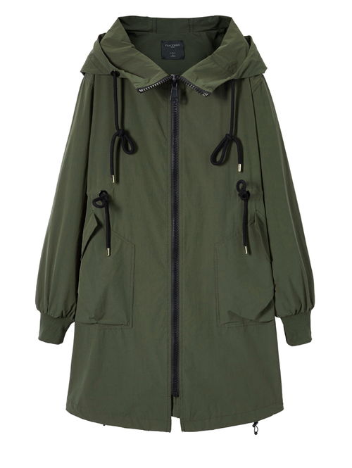 【衣服嘉貝逸飛20年春裝新款女式風(fēng)衣外套】- 