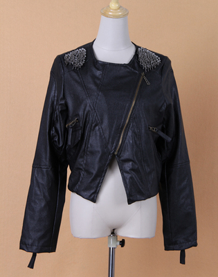 外貿(mào)服裝批發(fā)、廣州女裝批發(fā)、韓版PU皮夾克短外套_服裝服飾_世界工廠網(wǎng)中國(guó)產(chǎn)品信息庫(kù)